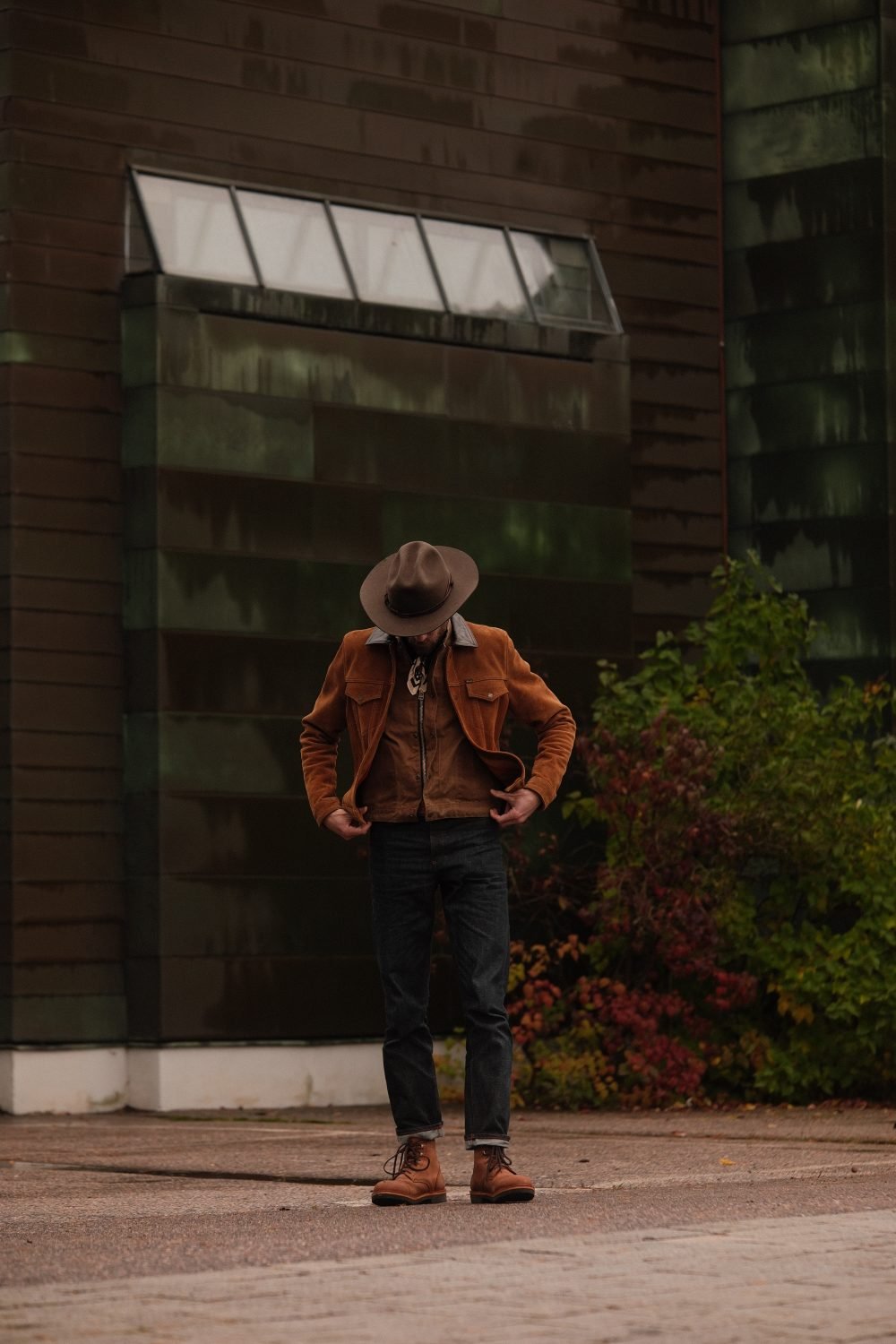 Home studio portrait scene with natural light and a minimalist setup
