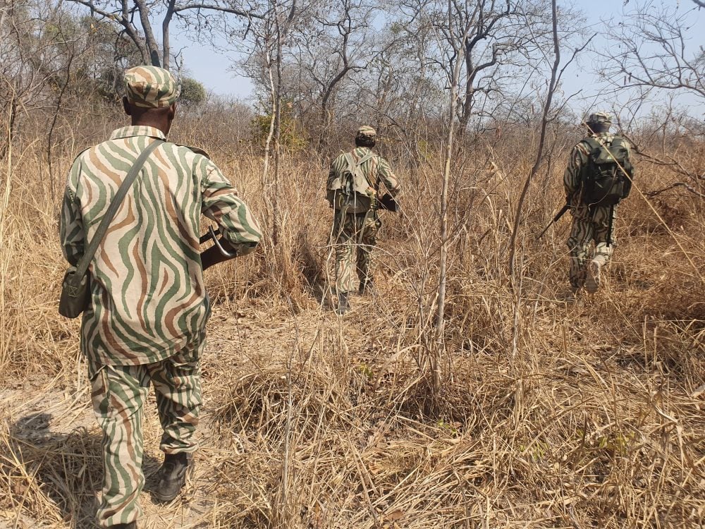 Rangers on patrol in Kafue National Park